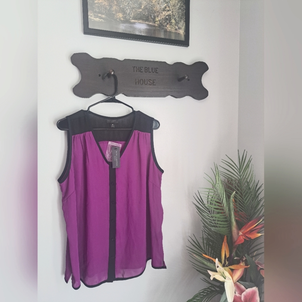 Worthington Career Sleeveless Blouse Sz 1X New